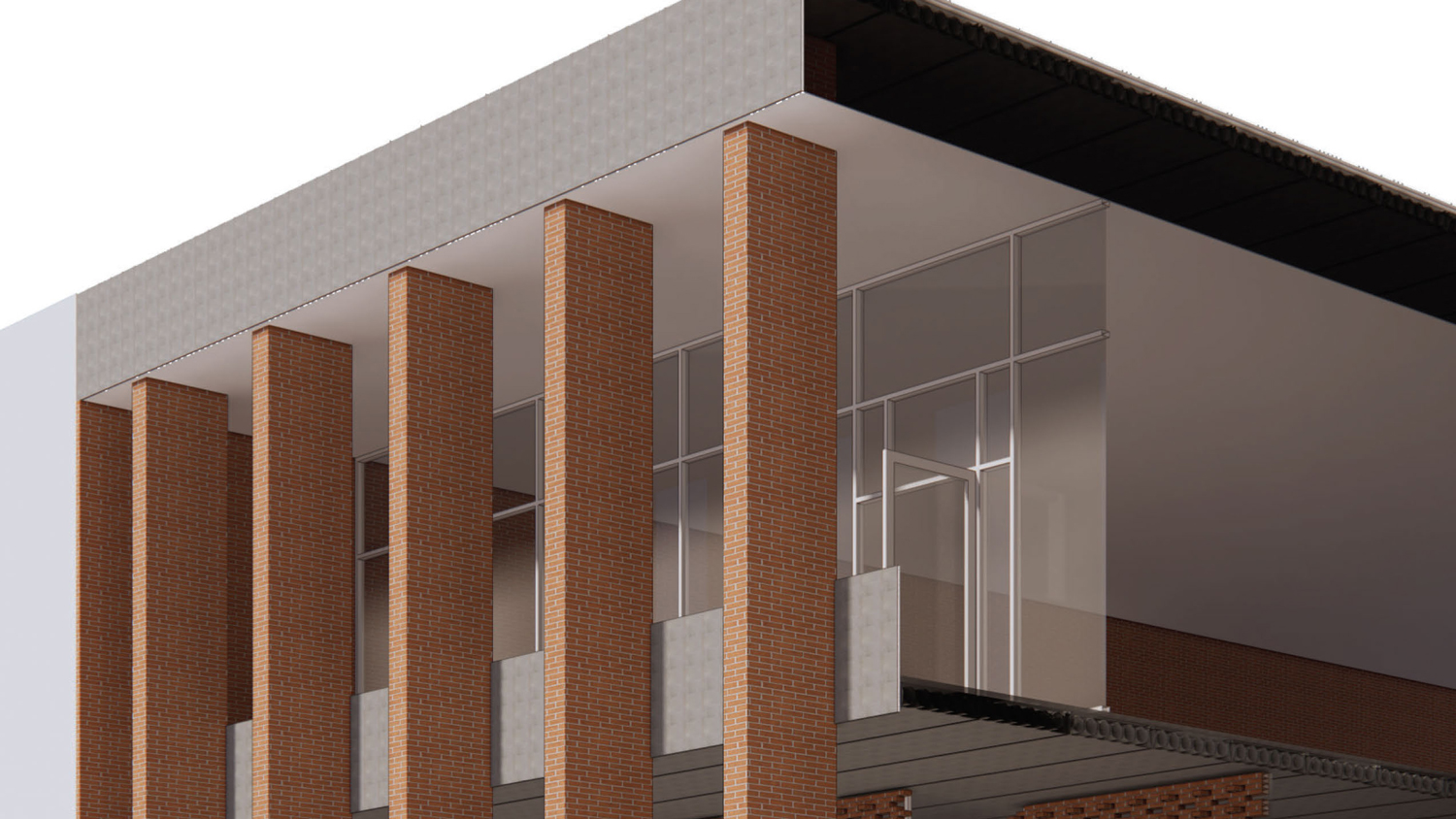 Winning student entry from the Sigmon Memorial Masonry Design Project