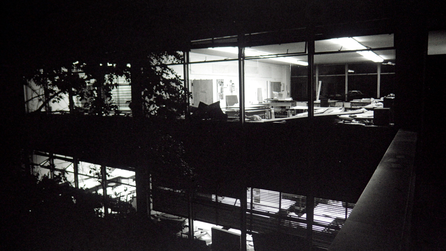 School of Design Addition (now Kamphoefner Hall), 1972. Photo by Pat Rand.