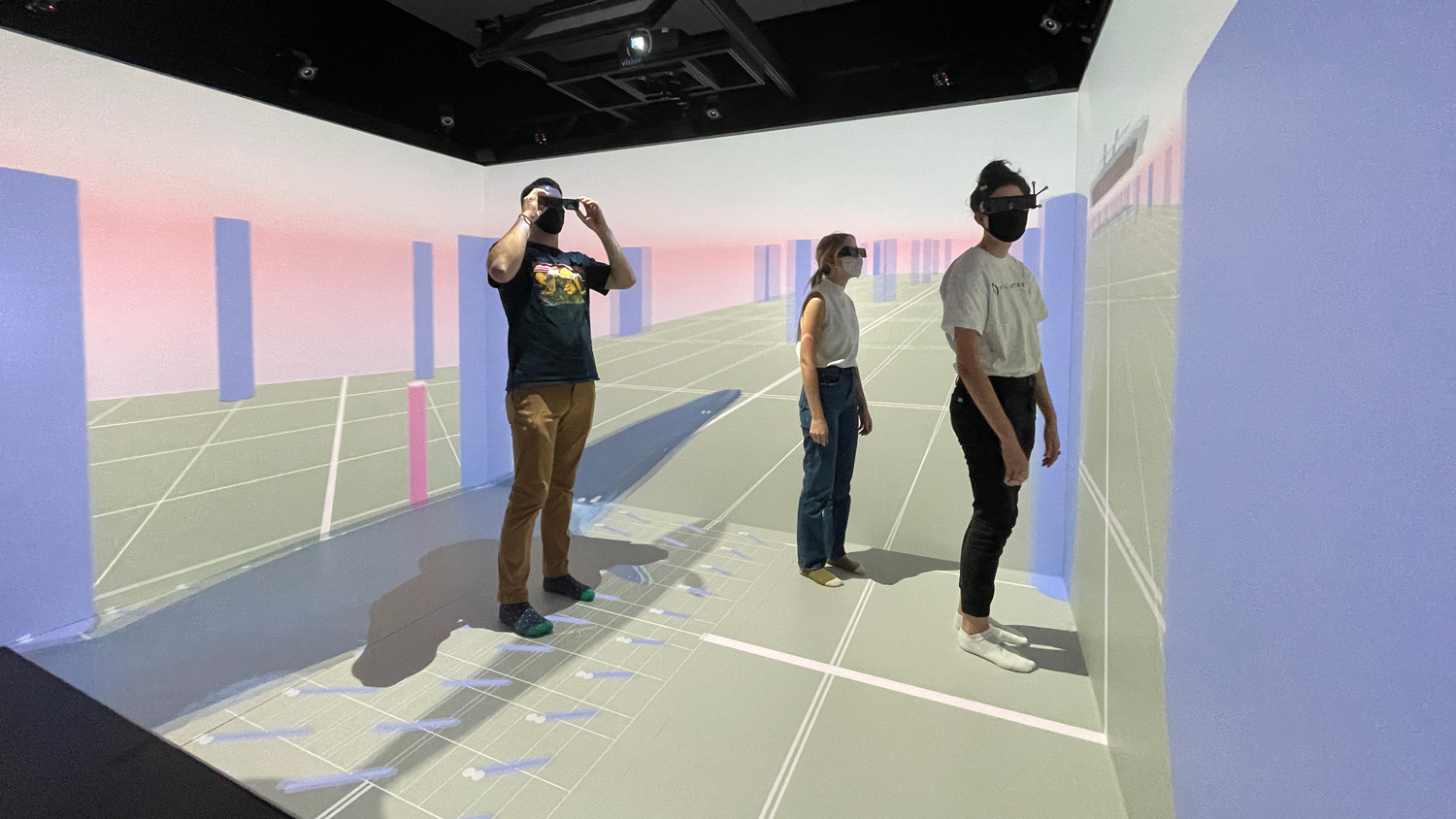 students in vr