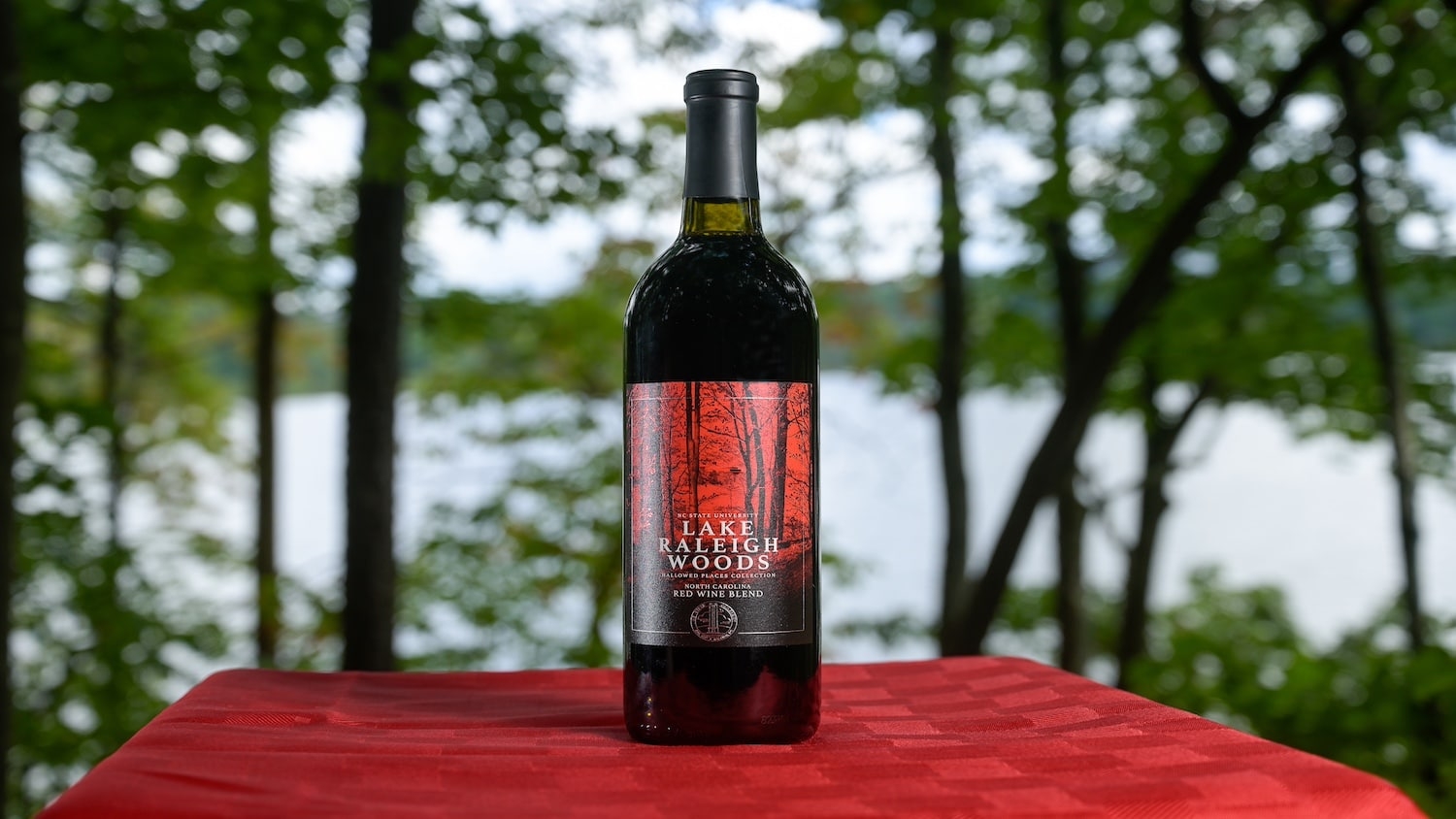 NC State releases red wine honoring Lake Raleigh Woods