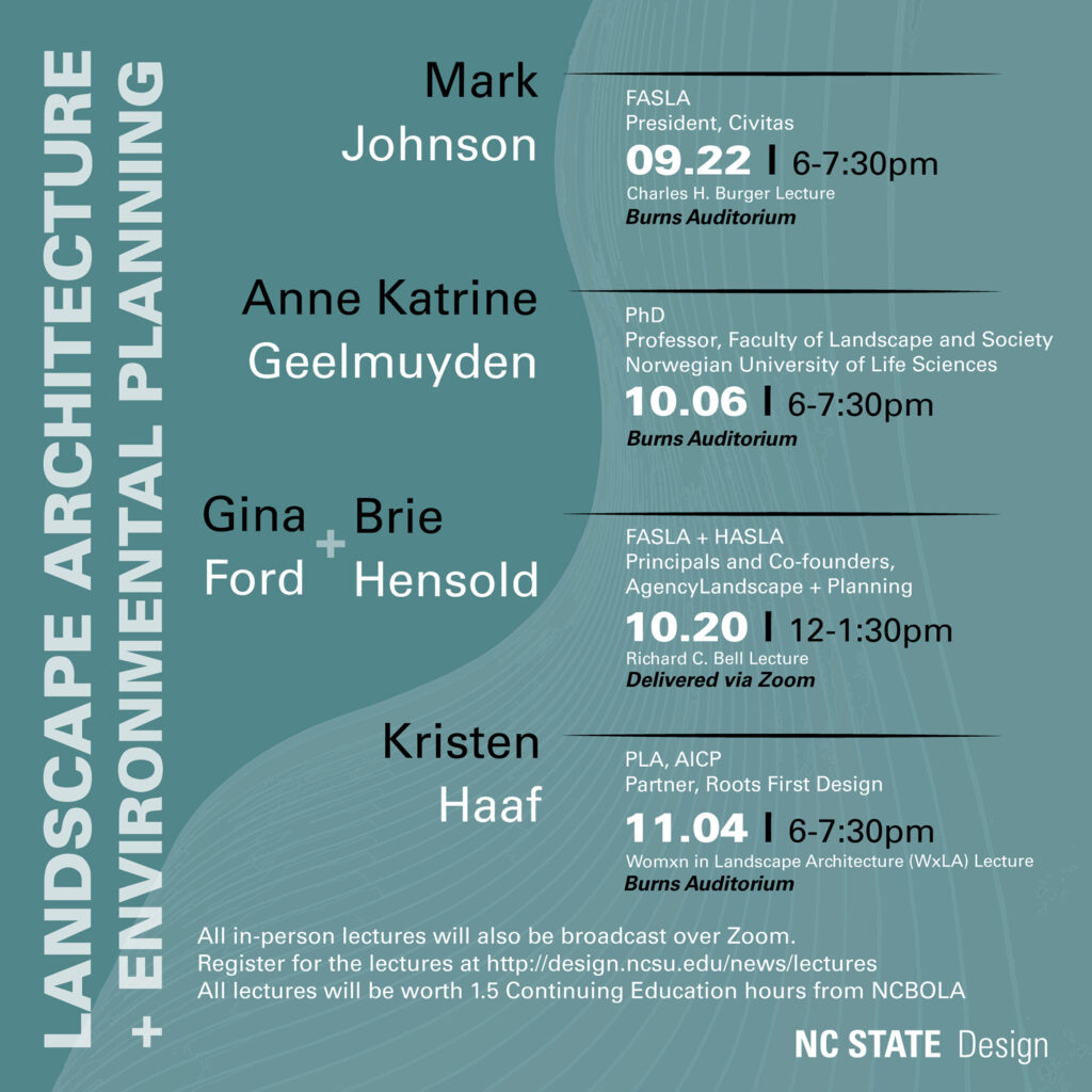 Landscape Architecture Lecture Series