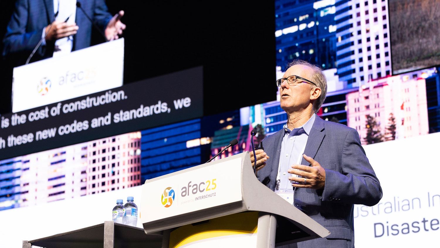 Gavin Smith at AFAC conference 2025.