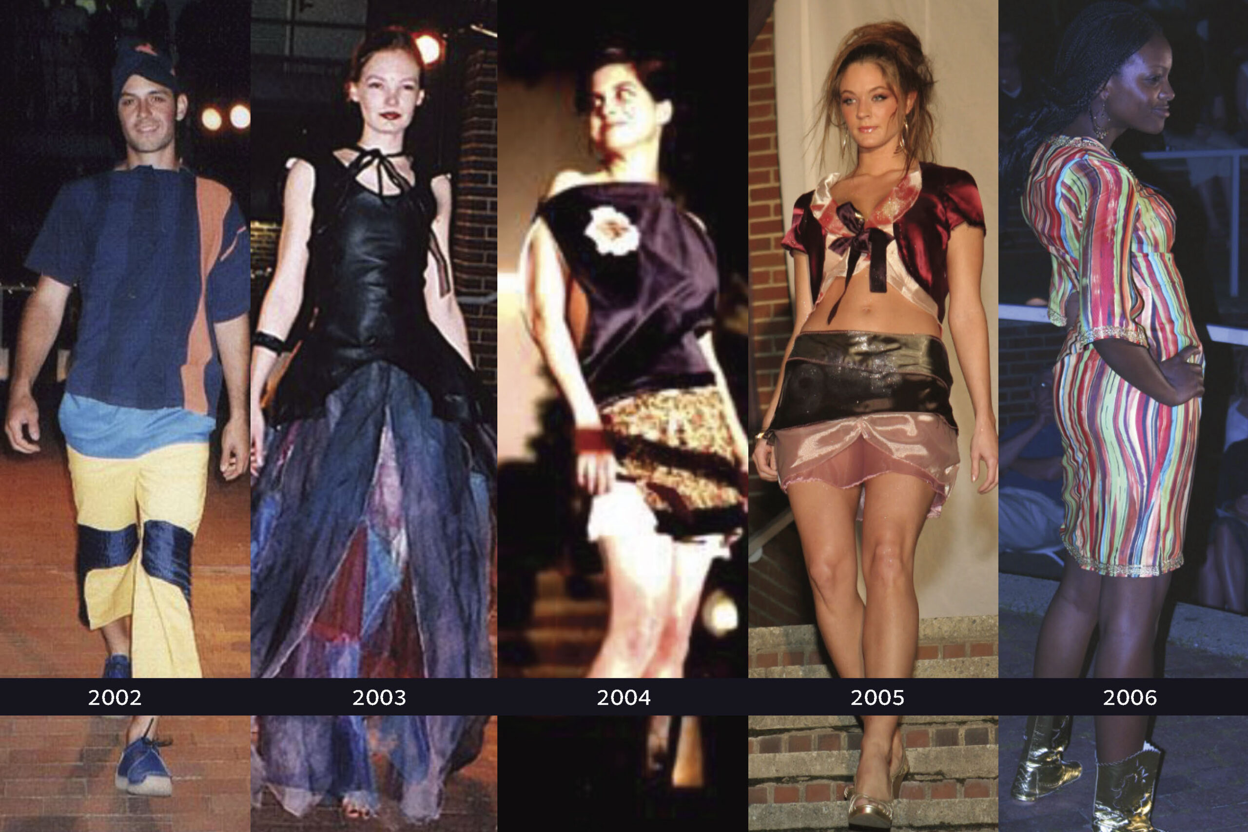 Photos showcasing Art2Wear's 20+ year history