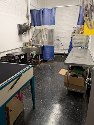 screenprinting setup