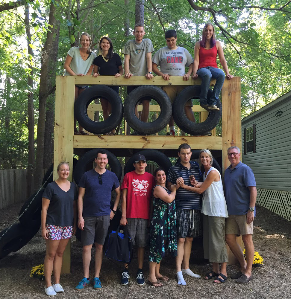 Last year group shot of AIAS Freedom by Design student group