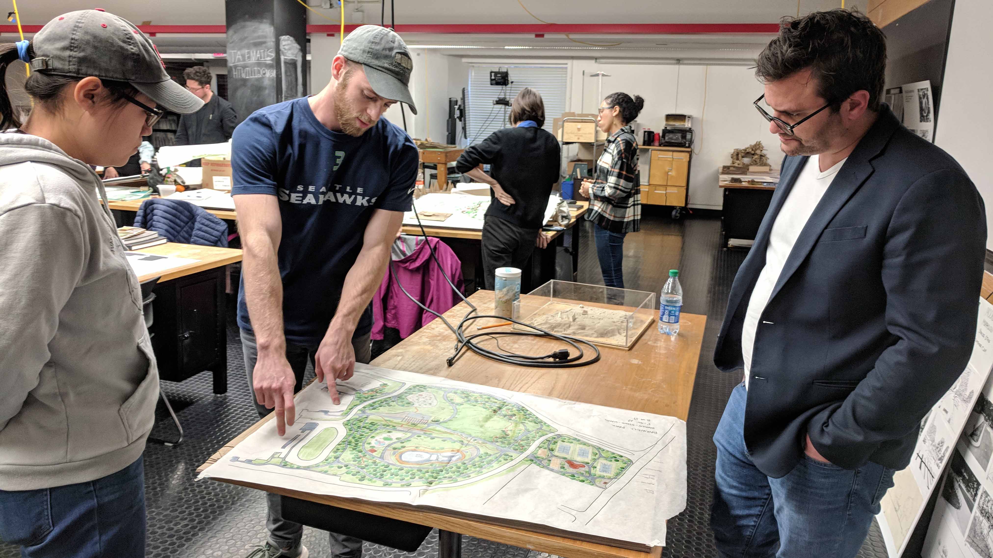 OJB Shares Cary Project and Connects with Landscape Architecture Students Over Park Project