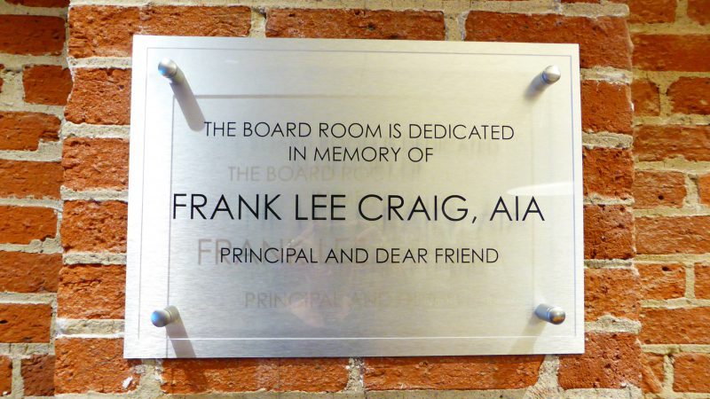 FLC Cline Design 25 years, 2014. Honoring Frank.