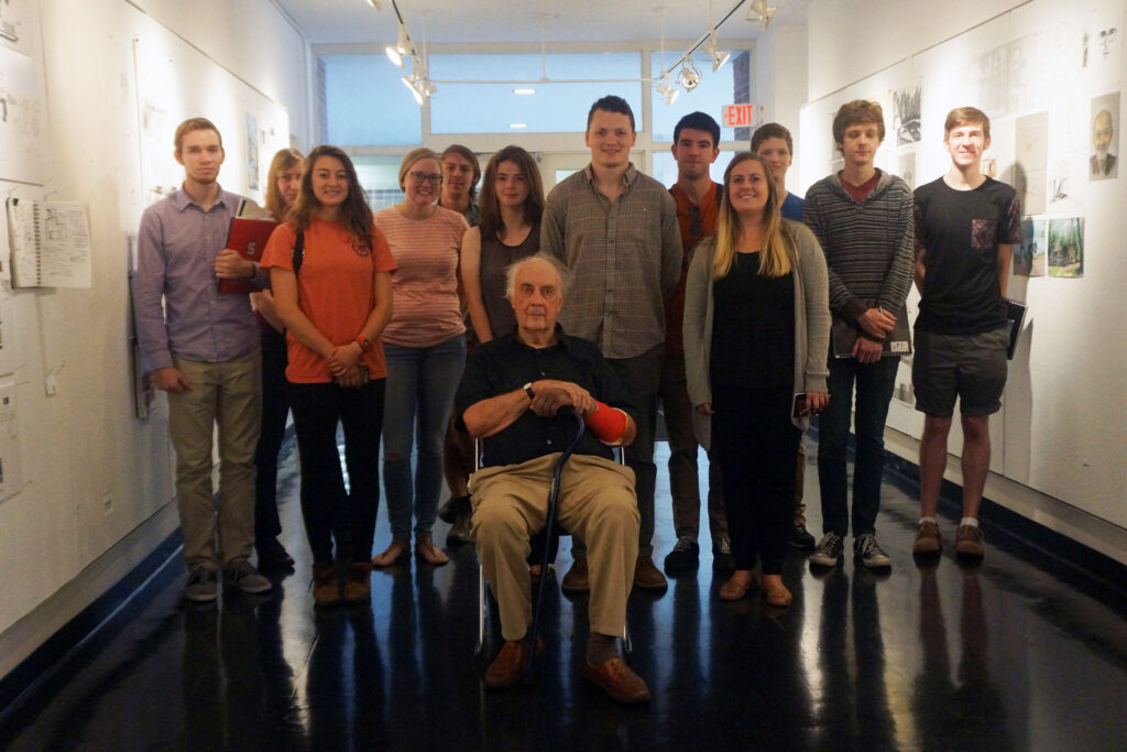 Brian Shawcroft and Students