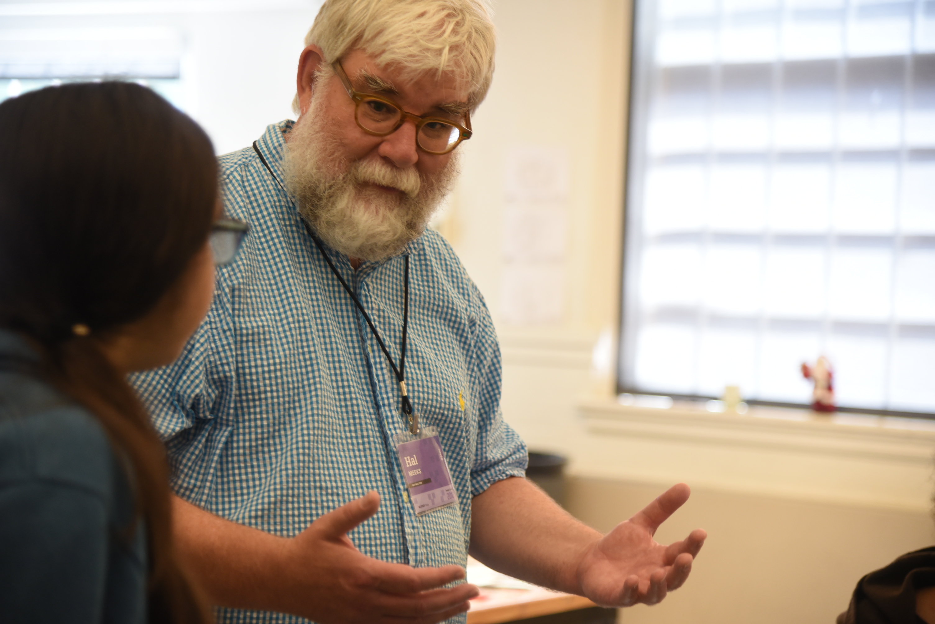 Hal Meeks Teaches Design Camp Students 