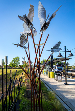 Old Concord Rd Light Rail Station design by Chandra Cox