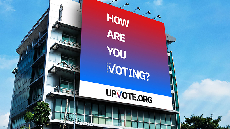 Billboard for UPVOTE