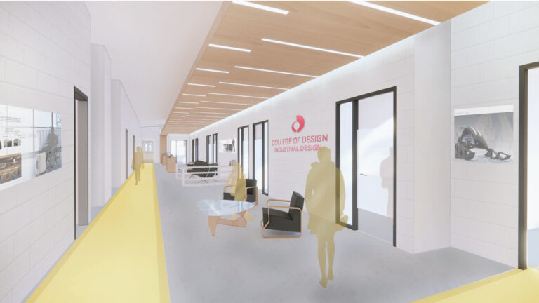 Lampe Hall corridor proposed