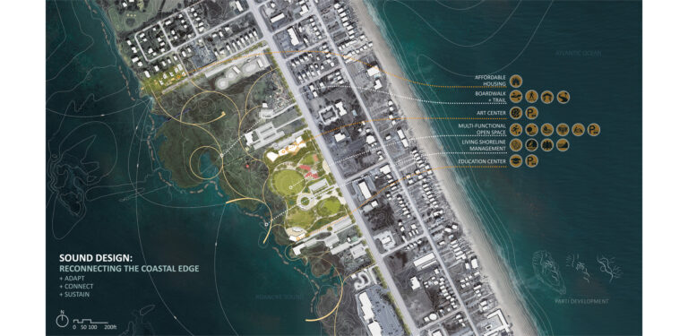 Sound Design: Reconnecting the Coastal Edge, designed by Xinyu Li (MLA candidate 2020) and Xinyi Liu (MLA 2020)