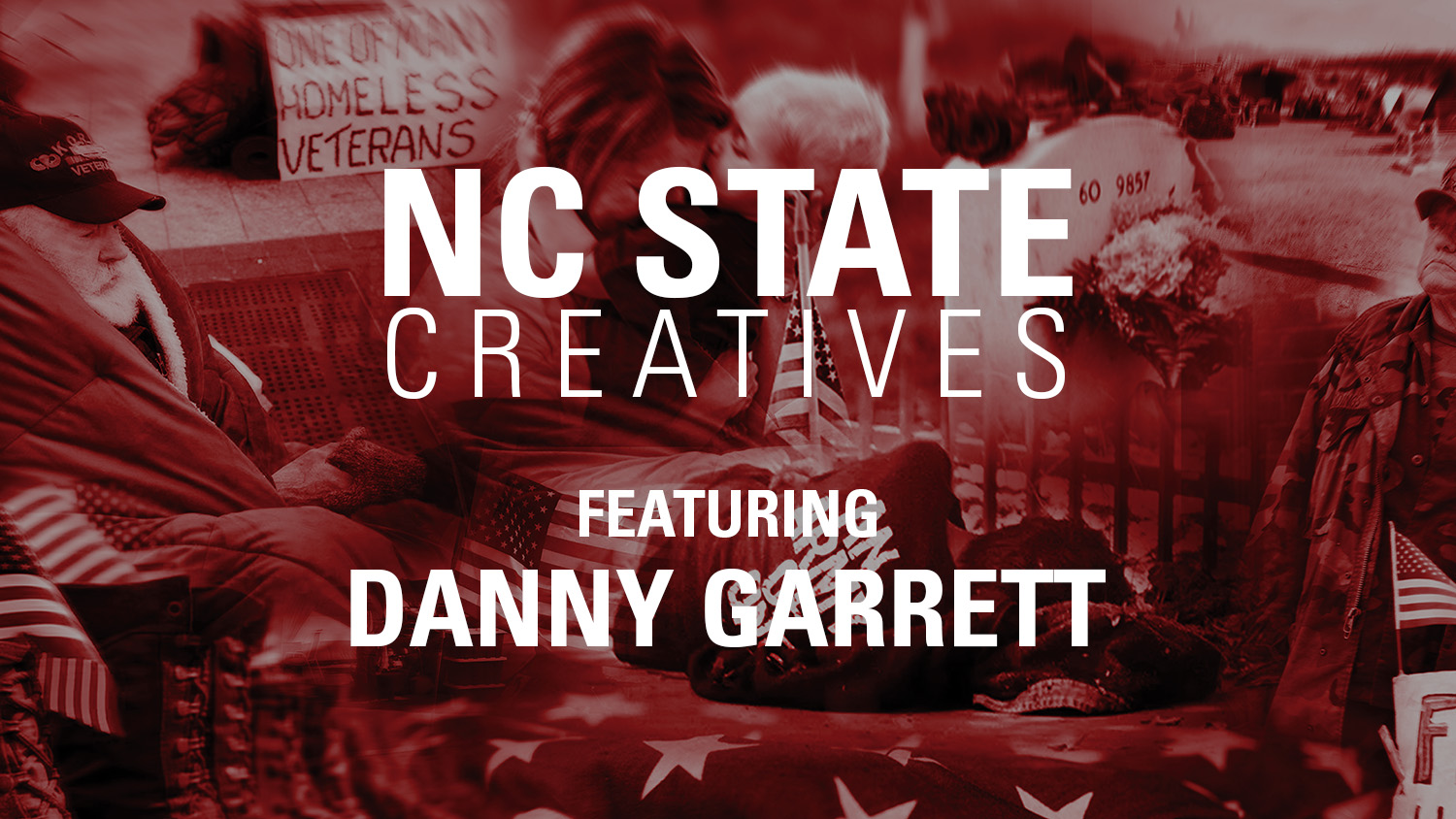 Title card for NC State Creatives feature of Danny Garrett