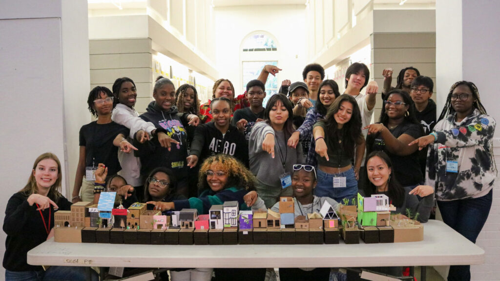 Students from the Design Connections program showcase their work from 2023.