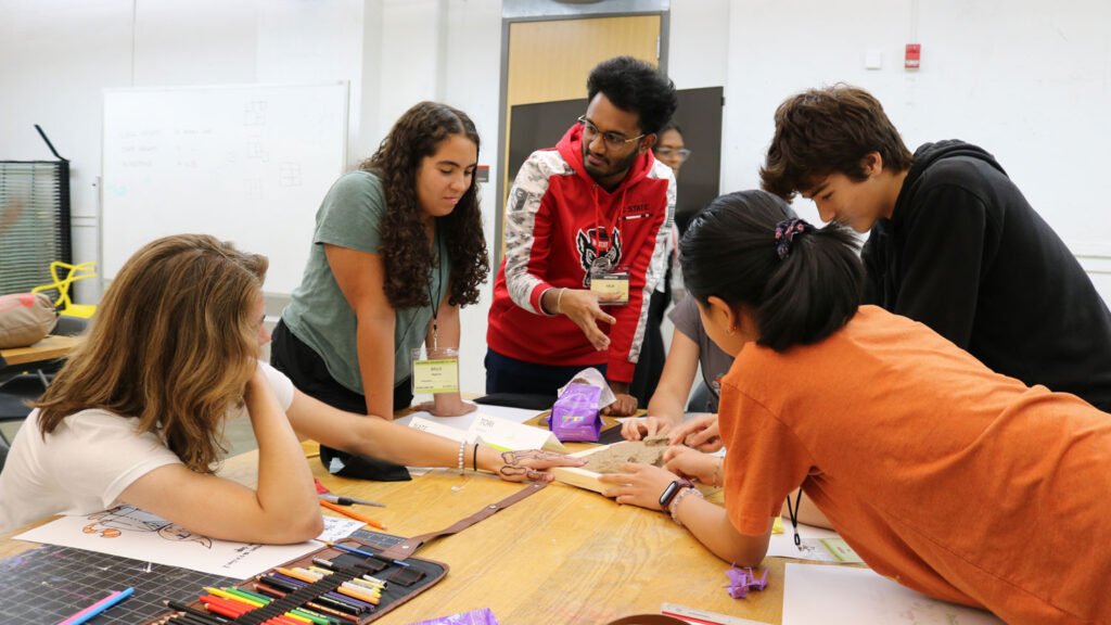 Student instructor with Design Campers in 2023.