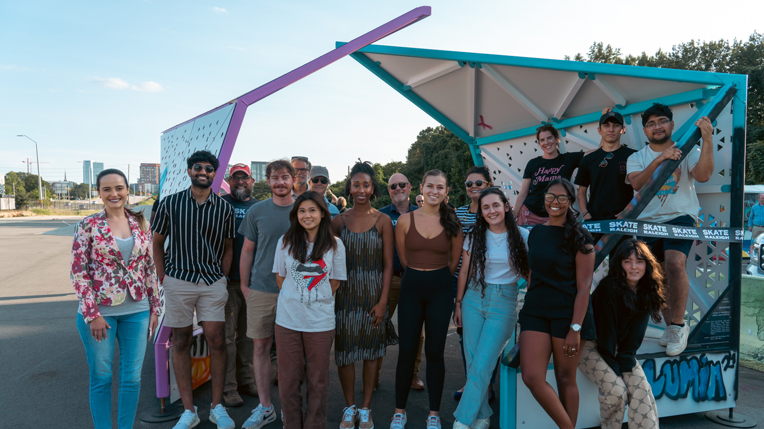 Students from NC State Architecture Design + Build