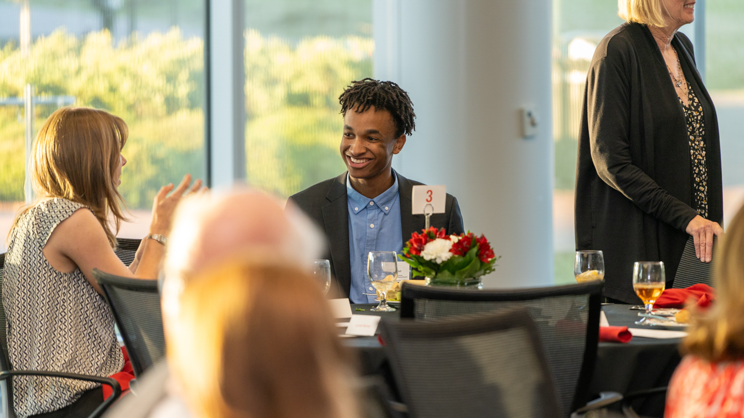 student at philanthropy celebration