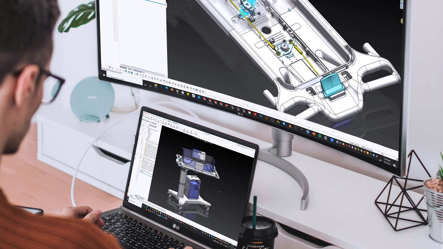 CAD model for bassinet.