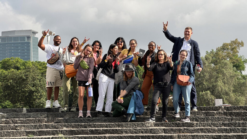 Group photo of students from Mexico studio