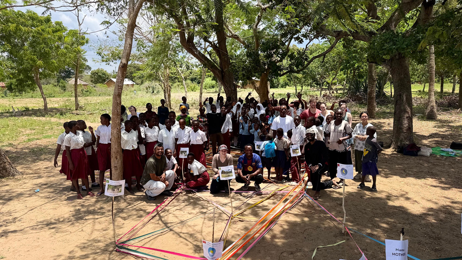 A group photo with Kenyans from Maya Island.