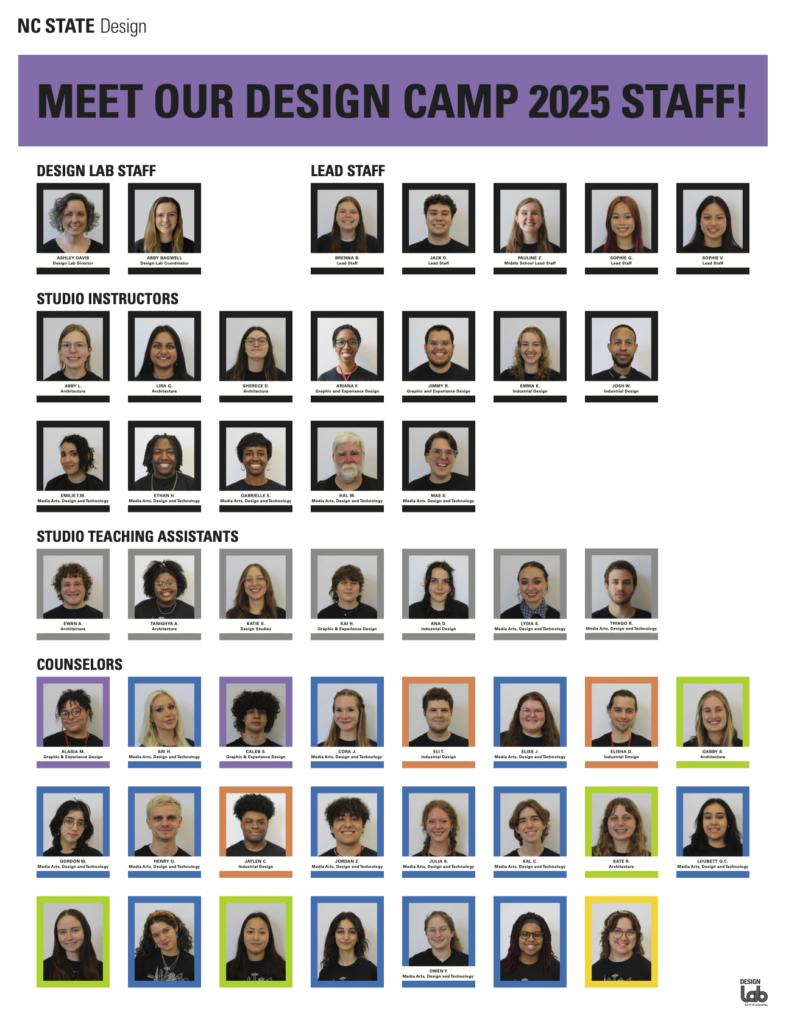 Design Camp 2025 All Staff Poster