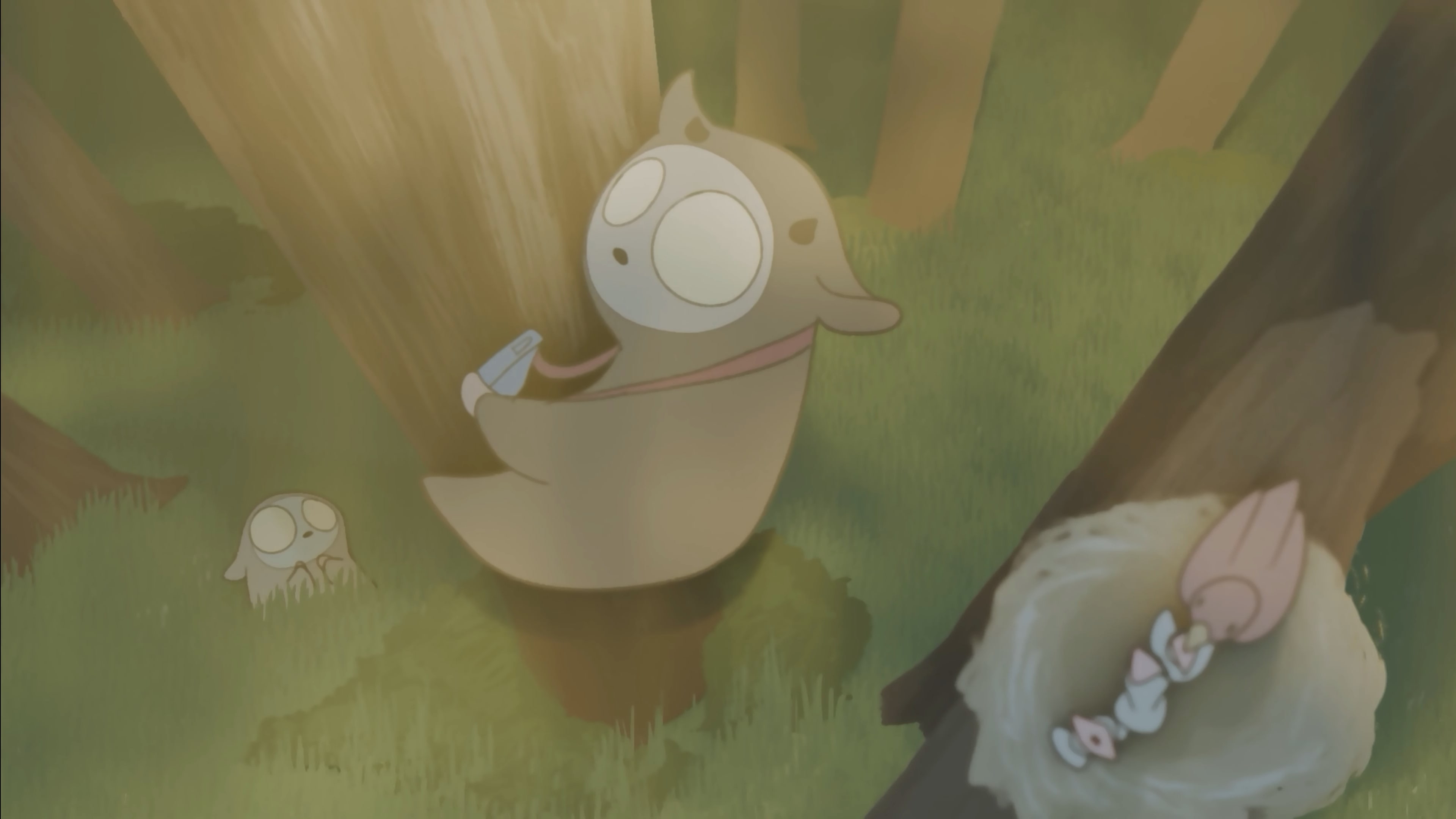 Cute creature in a forest